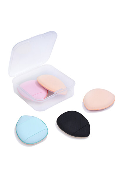 Choice6 5 مزيج في علبة 5/10 قطع صغيرة من إسفنجة بودرة الأساس الصغيرة على شكل وسادة هوائية، خافي عيوب الوجه BB