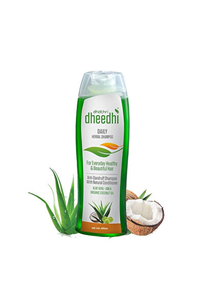 Dhathri شامبو مكثف للشعر 400 مل – عبوة من