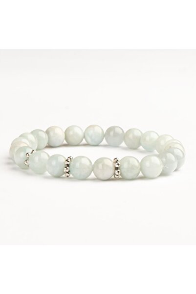 Mitr سوار من حجر الأكوامارين الطبيعي (8 مم) - نقي ومؤثر