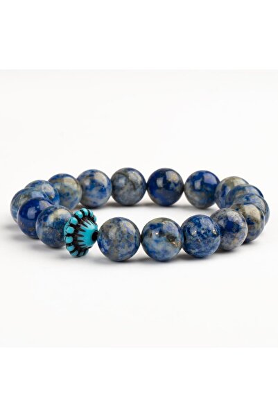 Mitr سوار من حجر اللازورد الطبيعي (10 مم) - الوضوح العقلي