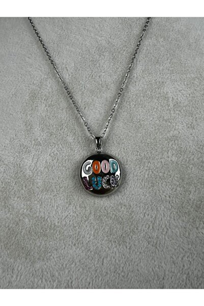 Mutenaura قلادة فولاذية حظًا سعيدًا