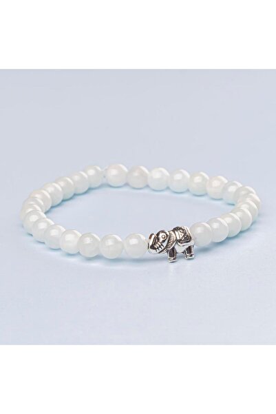 Mitr Aquamarine Natural Stone Bracelet (6 mm) – Elevate Your Energy