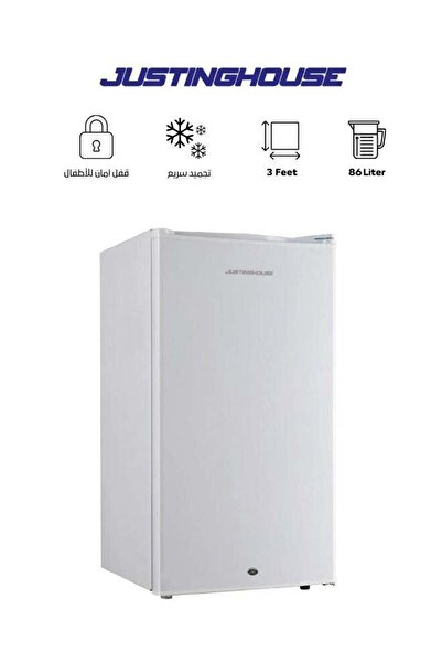 JUSTINGHOUSE Single-door Refrigerator, Capacity 86 Liters with a Regulator to control the Refrigerat