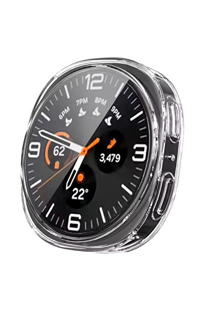 REDz Accessories Luxury case, Samsung Galaxy Watch 8 / Watch 8 Classic, Full shock protection,Transparent, Watch 44mm