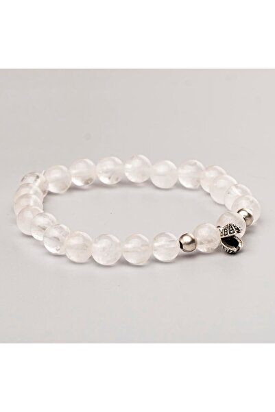 Mitr Crystal Quartz Natural Stone Bracelet (8 mm) – Open Your Mind