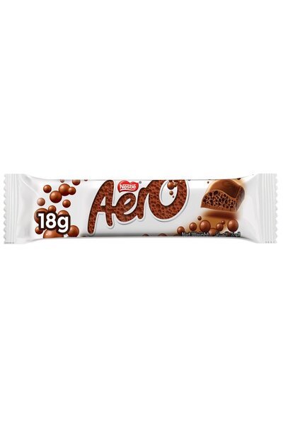 Nestle Aero Chocolate Bubbles 18 g Light and Airy Milk Chocolate Treat with Smooth Melting Texture