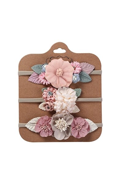 OEM Set 3 bentițe cu flori 01