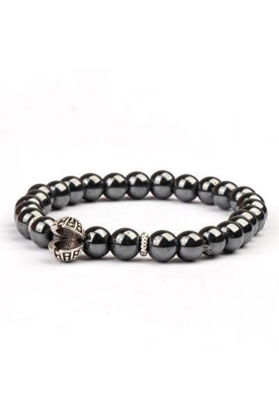 Mitr Hematite Natural Stone Bracelet (6 mm) – Rooting Power