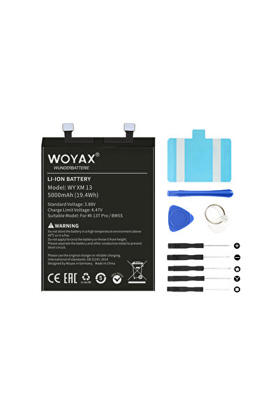 woyax by Deji Xiaomi Mi 13T Pro Mucize Batarya