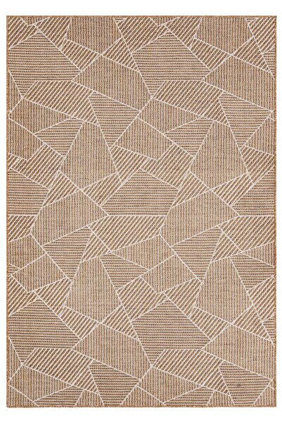 Lorente Home Alegra Dark Mink Jute Washable Wicker Non-Slip Woven Living Room Carpet Sisal Modern Rug 1845