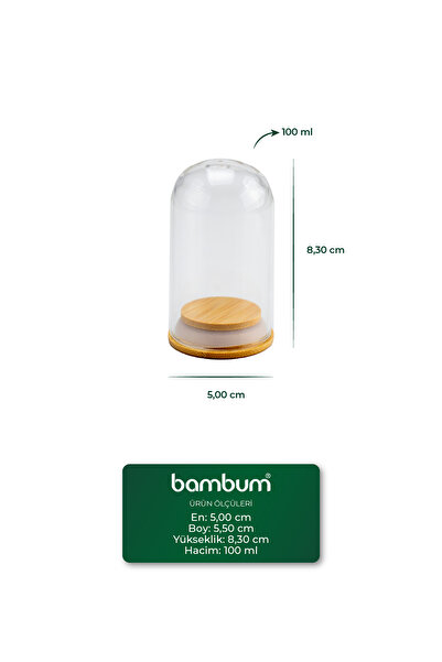 Bambum Fiora Oil Cruet, Vinegar Cruet, Salt and Pepper Shakers