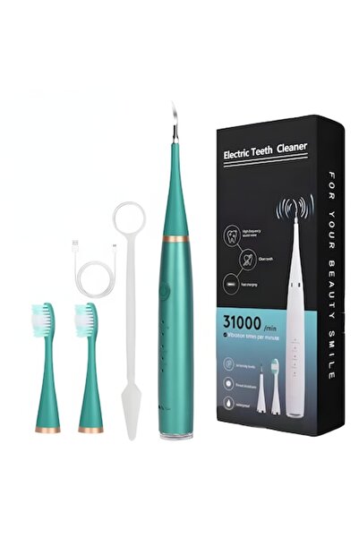 WellLuck Set Curatare Dentara 2 in 1 WellLuck®, Periuta De Dinti Si Aparat De...