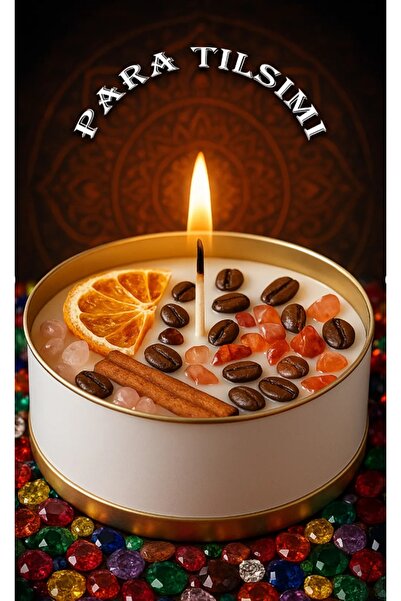 modesign Kahve Kokulu TARÇIN Coffee Meditasyon Mumu Baharat Notalı Metal Teneke Kutu