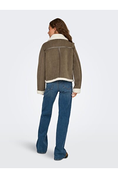 ONLY Onlkingston Cord Bond Jacket Cc Otw Damenmantel 15348995 Detail: Birke/Regenfass