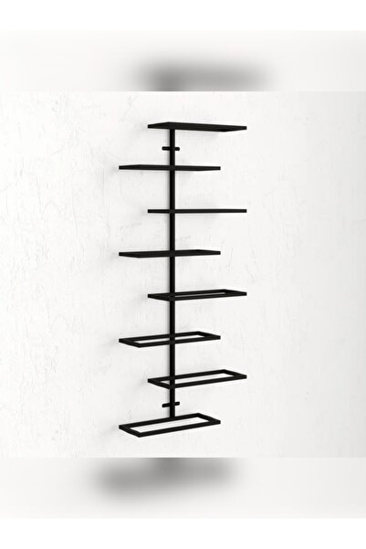 Genel Markalar 8 Katlı Metal Şarap Rafı Duvara Monte, Şaraplık ile Şarapların...