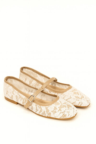 Giydim Gidiyor Igne Dantel Babet Beyaz