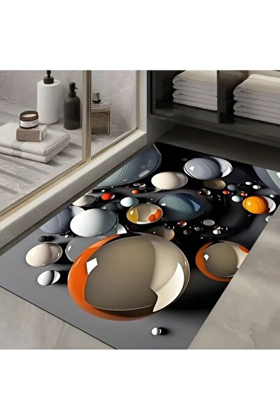 MORESUN Kuvars Desenli Banyo Kaydırmaz Mat, Diatomit Malzeme Dikdörtgen Zemin Mat