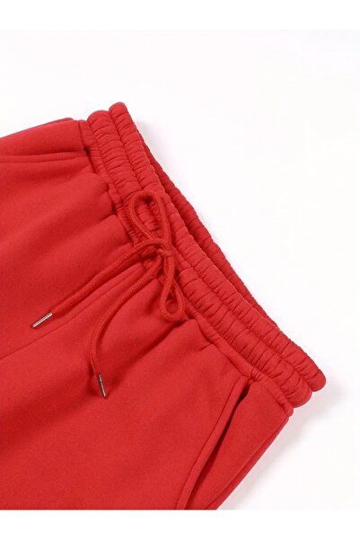 WOODROFFE Unisex Cute Paw Heart Printed Red Gray Black Sweatpants Jogger