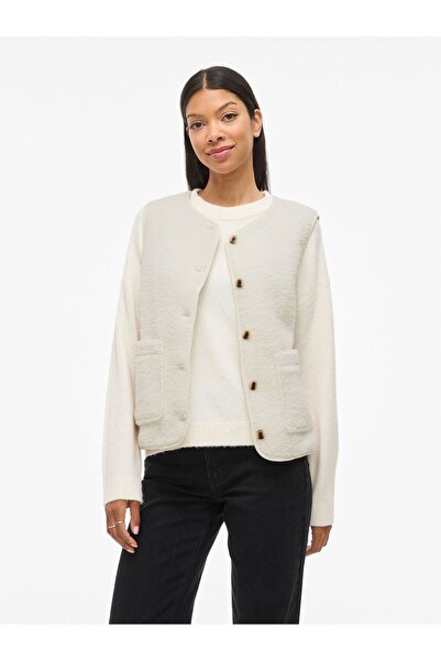 VILA Weste VIADA Teddyfleece