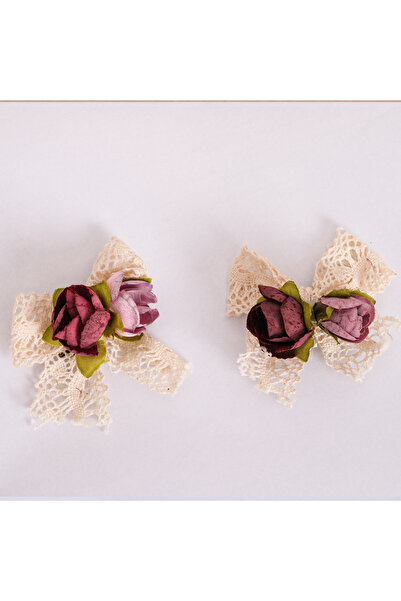 Cumino Flowered Buckle for Babies Without Hair