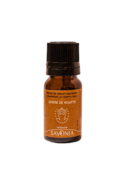 Savonia Adiere de Noapte - Blend Uleiuri Esentiale Naturale - Savonia, Relaxare, 10 ml