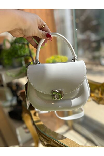 KRISTE BELL Women's Bag with Hand and Shoulder Strap Jole Acrylic 26656 White