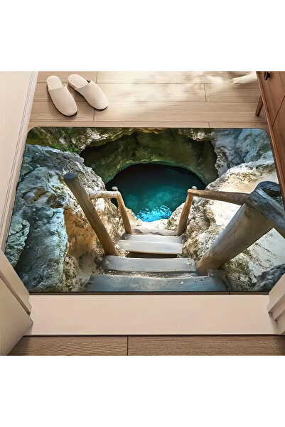 MORESUN Fantastik Su Kulesi Banyo Matı - Diyatom Çamuru Emici Makine Yıkamalı, Yatak Odası ve Oturma Odası