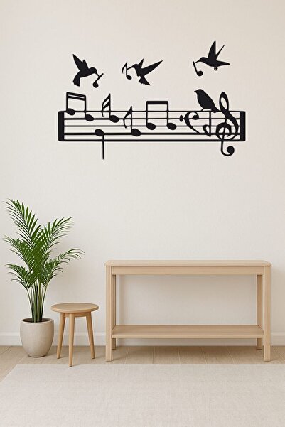 MUSIC BIRDS MUSIC ROOM YOUNG ROOM MUSIC SCHOOL WALL DECORATION WOOD MDF