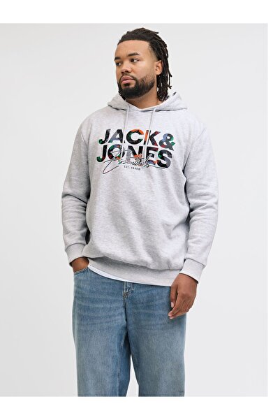 Jack & Jones Plus Kapuzenpullover Plus Size Logo Kapuzenpullover