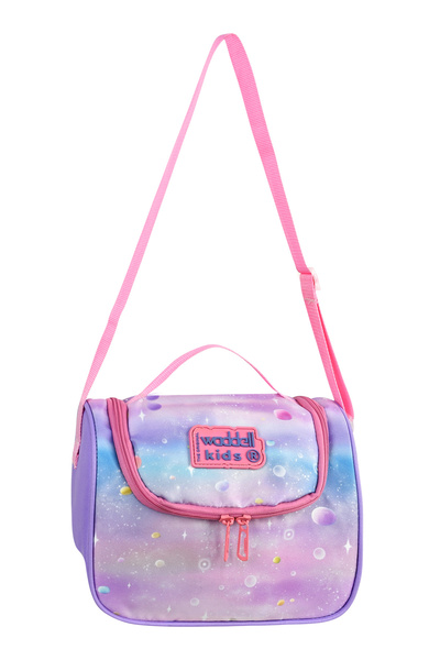 Waddell Sweet Cute Ice Cream Pattern Thermal Lunch Bag, Lunch Bag with Strap