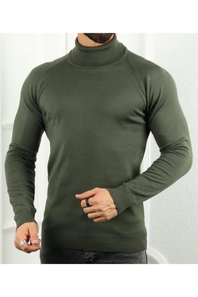 ASEZ BUTİK Men's Turtleneck Fit Knitwear Sweater