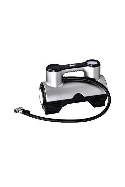 KARAKER Car air pump 2-step with a complete set of accessories and a storage ...