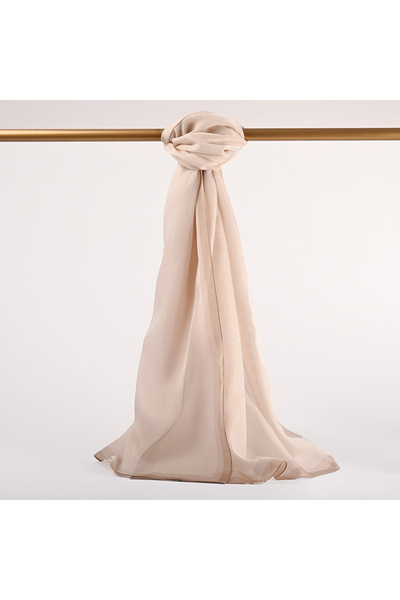 PİRAMİT Ριγέ κεχριμπαρένιο σάλι