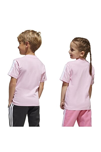 adidas Lk 3S Tib t Girl's Pink T-Shirt Girl's T-Shirt Ji6211