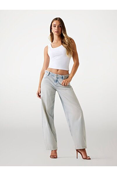 Guess Indig Kadın Loose Fit Jean