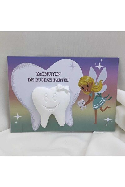 CEA Kişiye Özel Dişi Çıktı Temalı Sevimli Diş Magneti Hatırası7 Diş Buğdayı (...