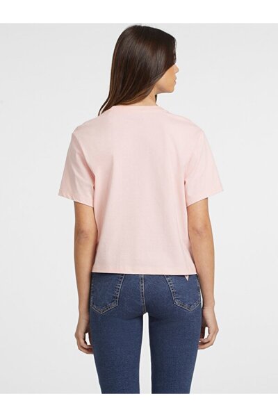 Guess Tricou Gj Ss Cn Boxy pentru femei Boxy Fit