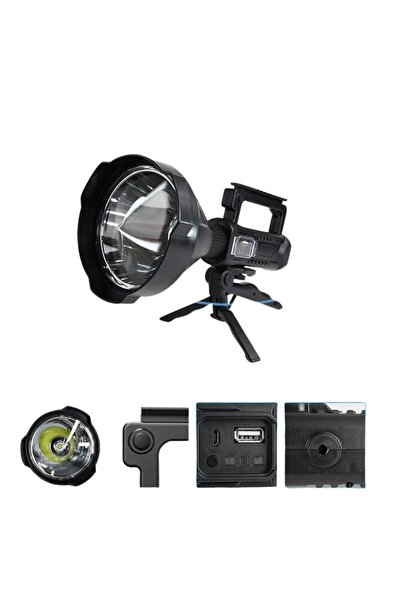 Impact Vision Lanterna reincarcabila cu acumulator, rezistenta la apa, cu adaptor USB inclus, Impact Vision®