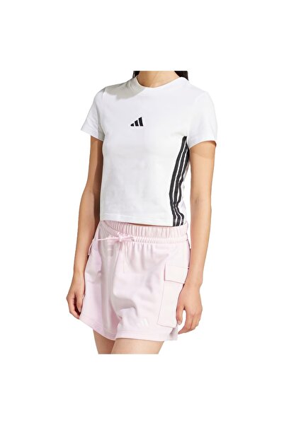 adidas 3S Sj Baby t Women's White T-Shirt Women T-Shirt Je1239