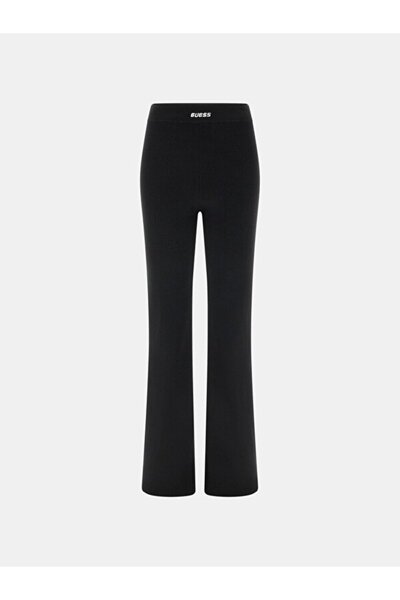 Guess بنطال رياضي نسائي من Flaminia مصنوع من مزيج الصوف النشط بقصة واسعة