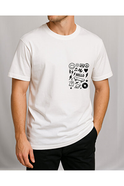 TREND YANKI تي شيرت للجنسين (مرحباً)