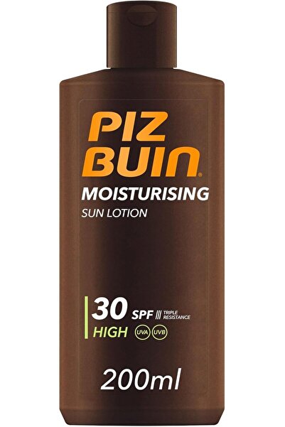 Piz Buin مرطب، لوشن واقي من الشمس، عامل حماية من الشمس 30، 200 مل