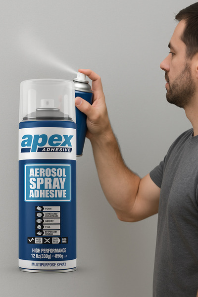 Apex Sünger Sprey Yapıştırıcı ( Sünger, Kumaş, Araç Zemin Tavan )