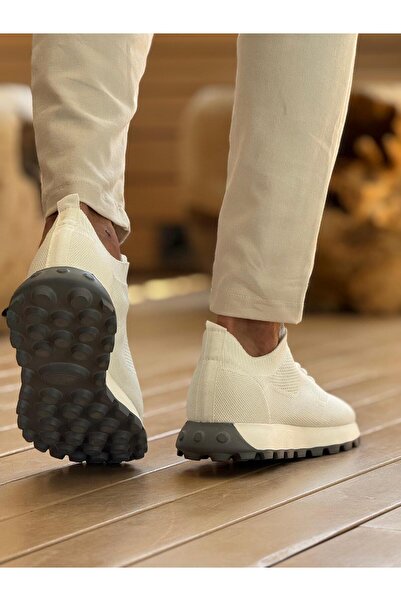 TEET Mn2409 - Knitwear Men's Shoes White