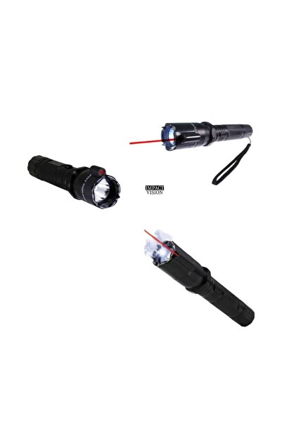 Impact Vision LED фенерче със стативно оръжие и лазер, система за самозащита,...
