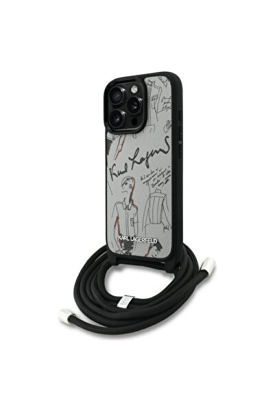 Karl Lagerfeld Husă Karl Lagerfeld Saffiano MagSafe Crossbody pentru iPhone 1...
