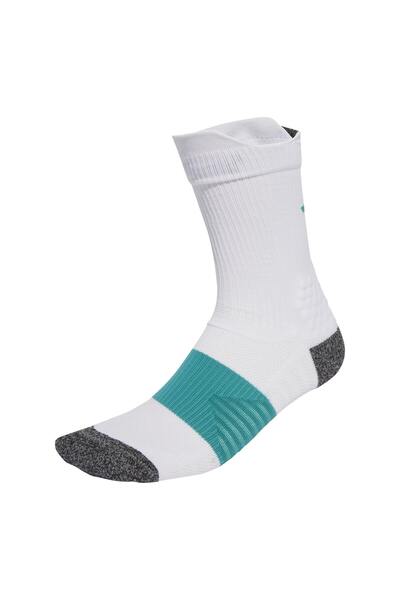 adidas Runxboost Sock Unisex Λευκές Κάλτσες UNISEX ΚΑΛΤΣΕΣ JV5930