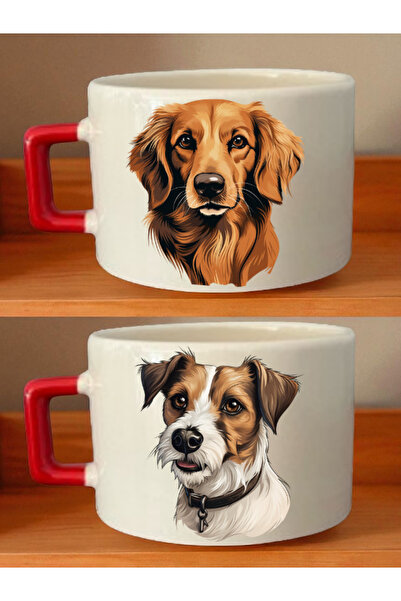 lili hediyelik Sweet Dog Printed Coffee Cup - Birthday Gift for Mom, Birthday...