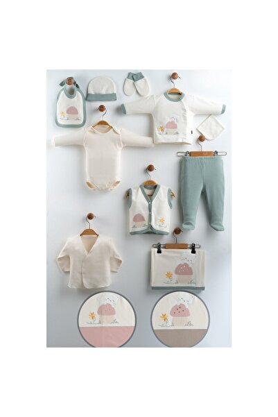 MİLAYS LİFE HOME COLLECTİON GAYE KIZ BEBEK ÇİÇEK NAKIŞLI 10 LU HASTANE ÇIKIŞ ...