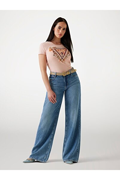 Guess Triangle Women's Slim Fit T-Shirt